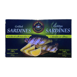 Grilled sardines fillets in...