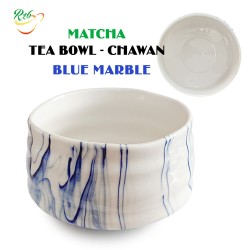 MATCHA CHAWAN - BLUE MARBLE...