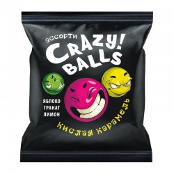 Sour caramel Crazy Balls 90 g